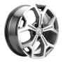 Легковой диск Khomen Wheels KHW1710 6,5x17 5x108 ET50 63,3 Gray-FP